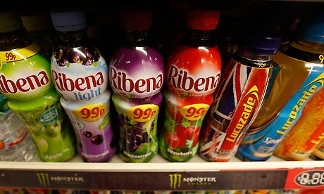 Ribena and Lucozade