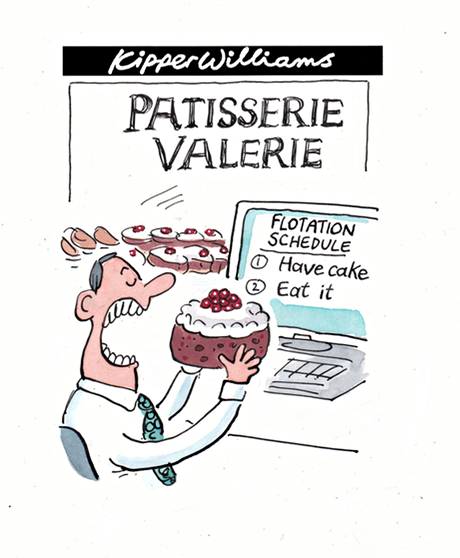 Kipper Williams on Patisserie Valerie