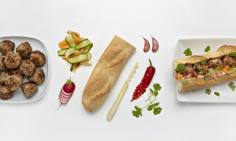 Thomasina Miers' Vietnamese meatball sandwich with pickles