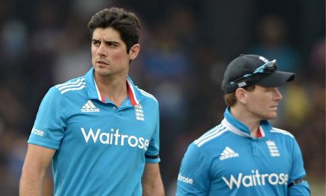 Alastair Cook and Eoin Morgan