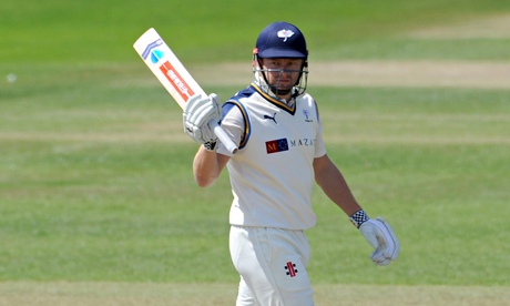 Yorkshire's Jonny Bairstow acknowledges the appaluse of the Headingley crowd.