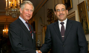 Nouri al-Maliki and Prince Charles