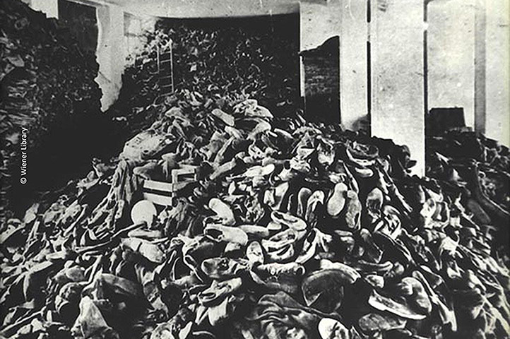 Holocaust Memorial Day: Shoes of inmates at Auschwitz