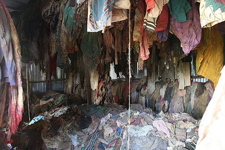 Holocaust Memorial Day: The clothes of people killed during the genocide in Rwanda