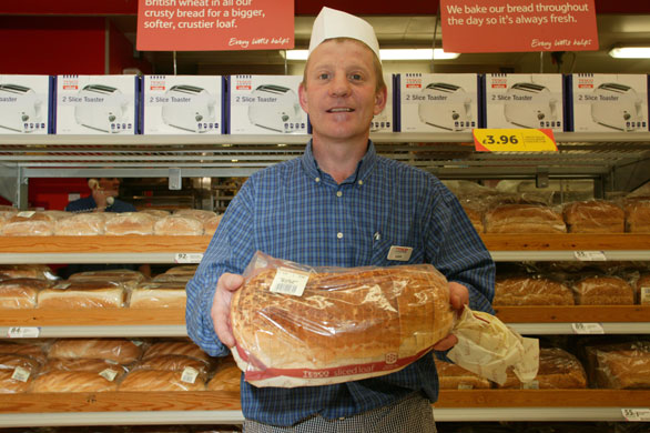 Gallery Apprenticeships: Eddie Bradley, an apprentice in the bakery department of Tesco