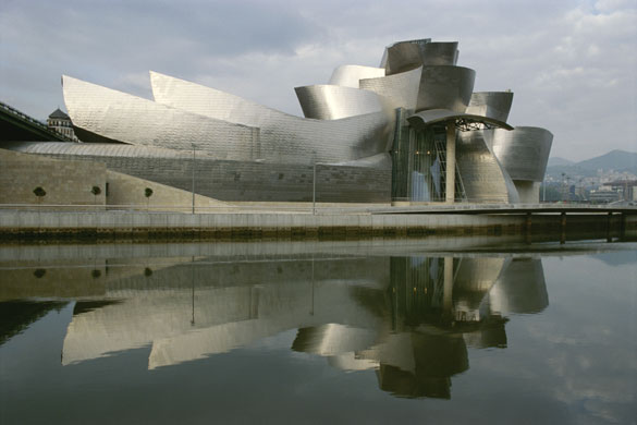 Architecture: The Guggenheim's Bilbao Museum, Frank Gehry's abstract masterpiece, Spain