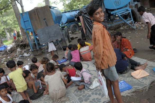 Delhi bus school: Delhi bus school - Pramod