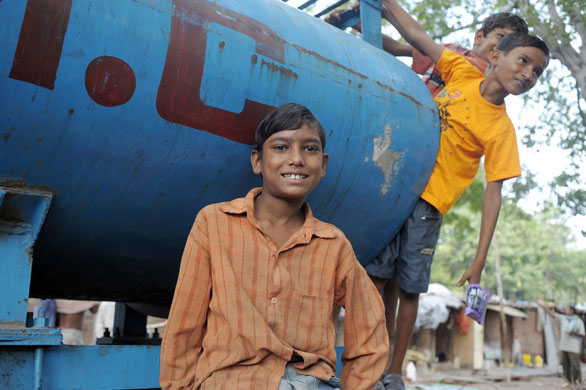 Delhi bus school: Delhi bus school - Pramod