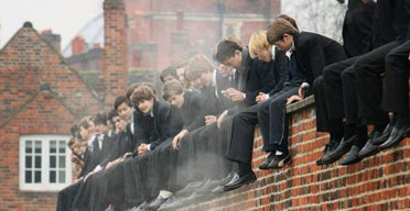 Eton schoolboys