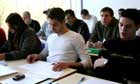 Students in a lecture at Anglia Ruskin University in Chelmsford, Essex