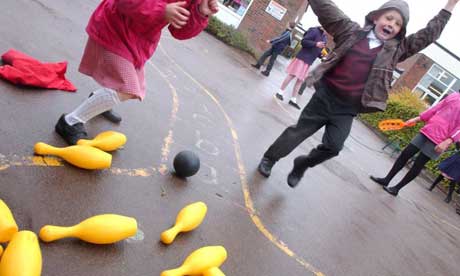 children playing at school. Children playing in the