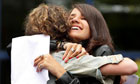 Pupils celebrate getting their GCSE results