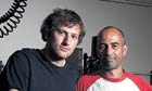 Max Robson and his father Ashley at Portsmouth University