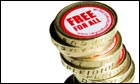 Tuition fee coins protest 
