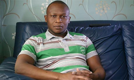 Aime Youba, a political refugee from Cameroon
