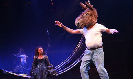 Andrea Harris and Joe Dixon in A Midsummer Night's Dream