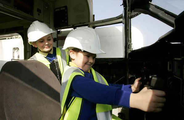 Is it a plane? : Classroom in a plane