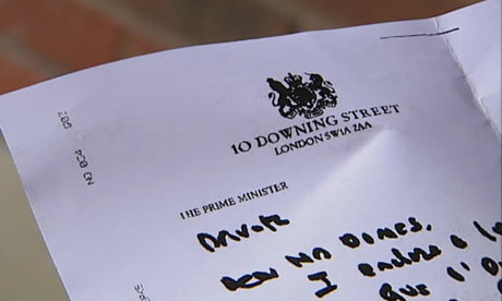 Gordon Brown's letter