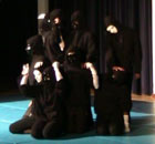 Pupils from Beaconsfield school, Buckinghamshire in a street dance show