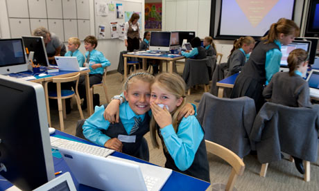 Year 5 pupils at St Cedd’s school, which won the school category in the competition
