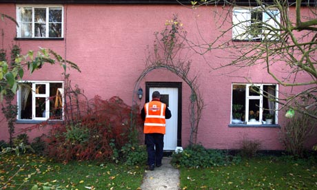 postman delivers letters