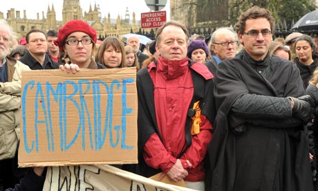 Cambridge dons protest against death of education