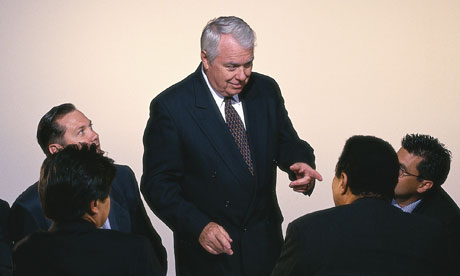 businessmen at meeting