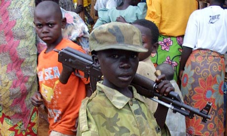 Child soldiers are a victim of conflict