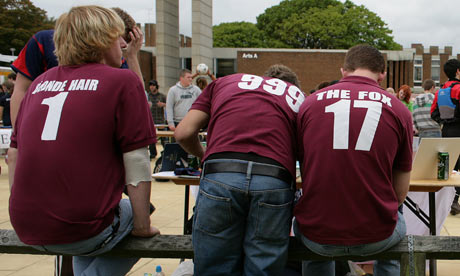 Freshers students at Sussex