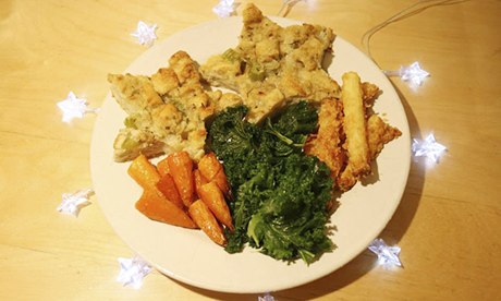 vegetarian christmas dinner