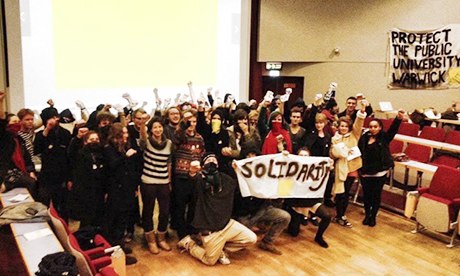 Warwick occupy protest