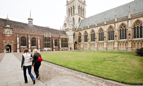 Students at St John's cambridge