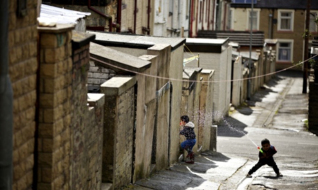 poor street in Lancashire