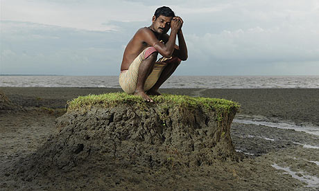 Climate change coference in Copenhagen COP15:  Sea Level Rise and People in Sundarbans