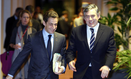 Brown and Sarkozy