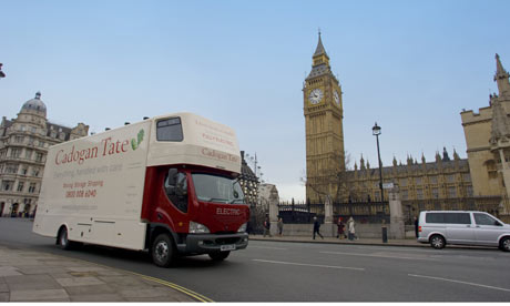 Electric van passes UK parliament