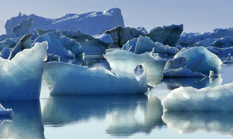 Icebergs in the Angmassalik region of Greenland