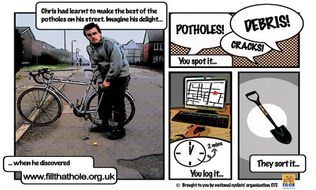 Bike blog: Fill that Hole