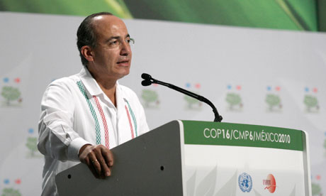 Cancun COP16 : Felipe Calderon at the opening of the United Nations climate change conference