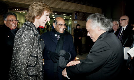 Denmark's Climate Minister Connie Hedegaard Indian Environment  minister Jairam Ramesh