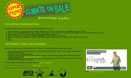 European Climate Exchange (ECX) hacked and replaced by anti-carbon spoof page