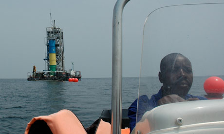 Kibuye Power plant on Lake Kivu in Rwanda