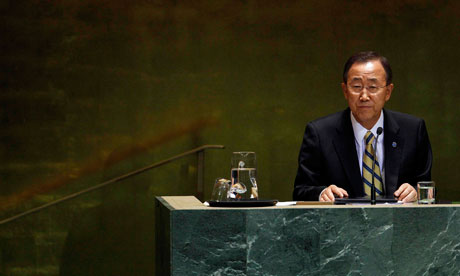 MDG : United Nations Secretary General Ban Ki-moon opens the Millennium Development Goals Summit