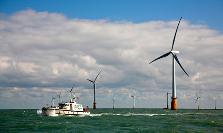 La Vattenfall opera Thanet parque eólico marino, situado al sur de la costa este de Inglaterra