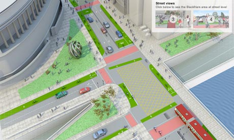 Bike blog : London Cycling Campaign's new design for the controversial Blackfriars junction