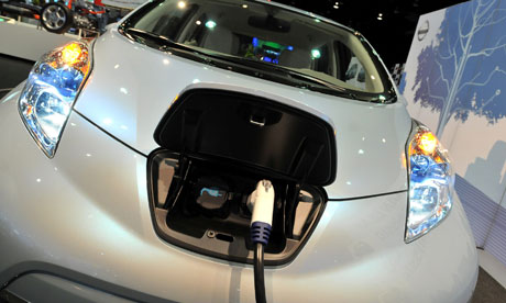 Q&A on green cars : Nissan Leaf prototype electric car 