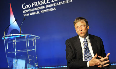 MDG : Bill gates speaking at G20 in Cannes