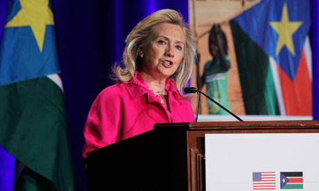 MDG : Hillary Clinton Speaks At South Sudan International Engagement Conference