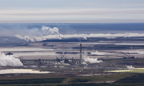 Damian blog : Tar sands in Alberta, Canada, Syncrude oil sands extraction facility