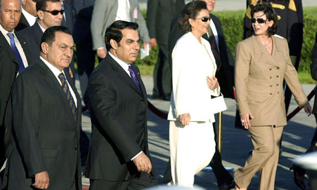 MDG : Corruption and AID :  Hosni Mubarak  and Zine El-Abidine Ben Ali